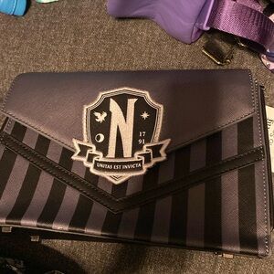 Loungefly Netflix MGM Wednesday Adams UniformCosplayCrossbody bag Pro sample bag